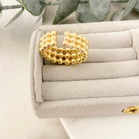 925 Sterling Silver Bead Ring Ball Ring Minimalist Ring Stackable Ring Band - Picture 9 of 10